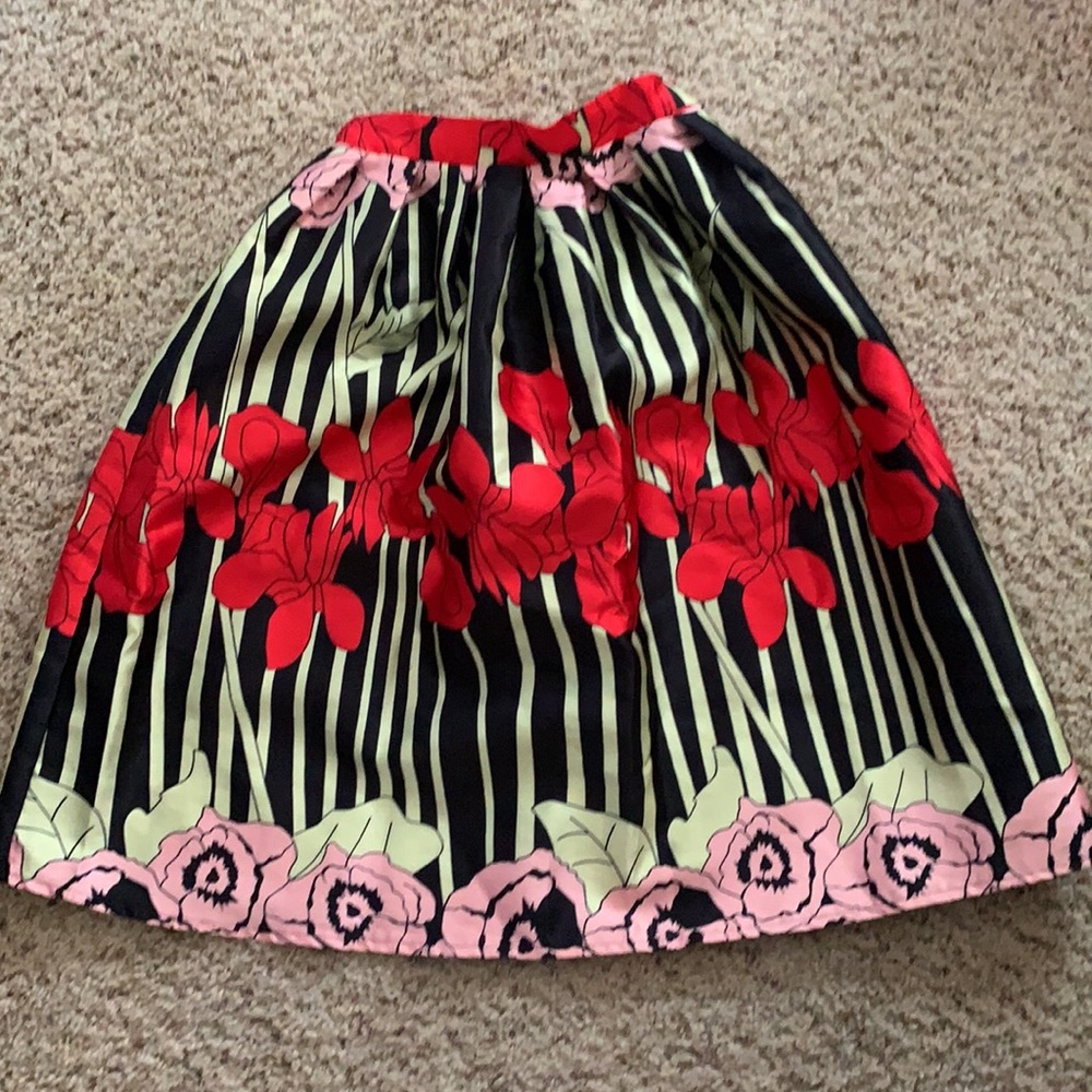 Bright Floral Skirt - Designer Sample